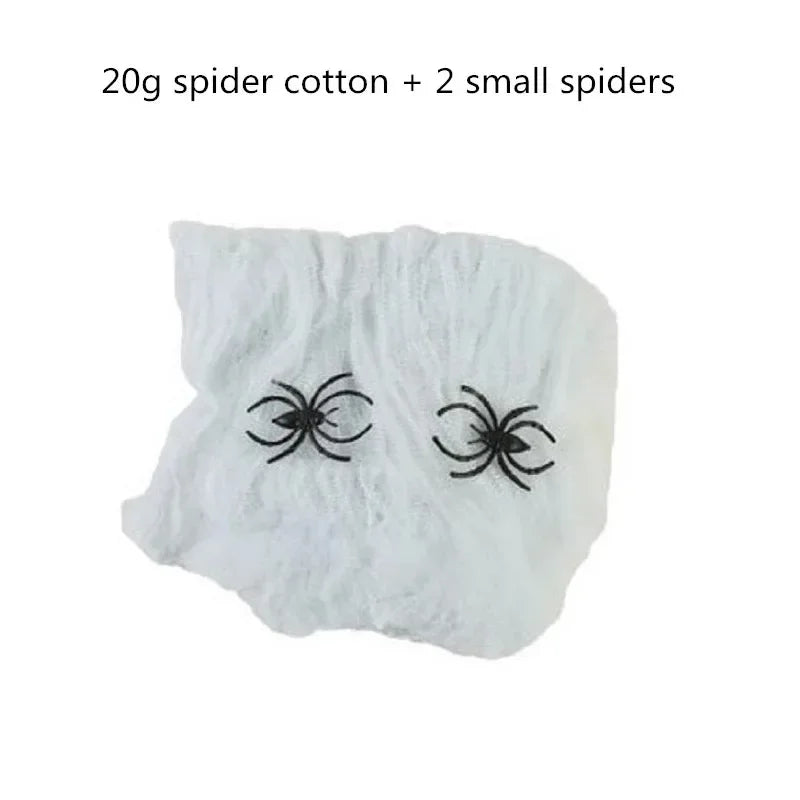 Halloween Black Scary Giant Spider Huge Spider Web Halloween Decoration for Home Bar Haunted House Props Holiday Outdoor Decor