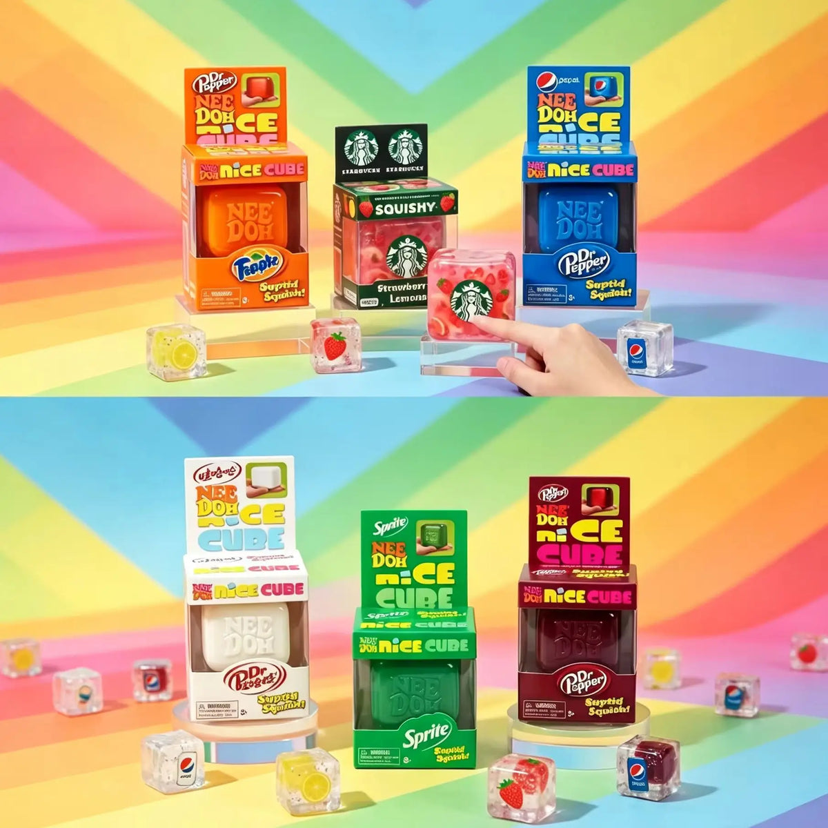 Schylling Needoh Nice Cube, Sensory Toys, Anti-Stress Blocks Stress Relief Jigsaw, Pressure Relief, Souvenir For Kids 2026 New